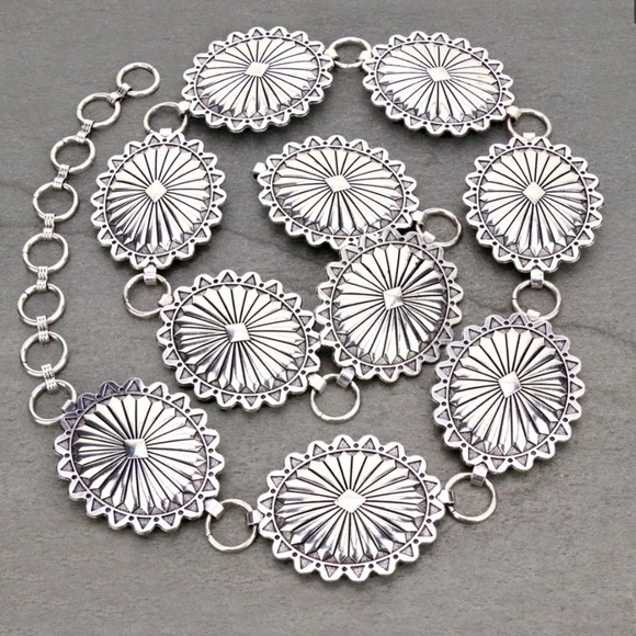 Silver Concho Belt